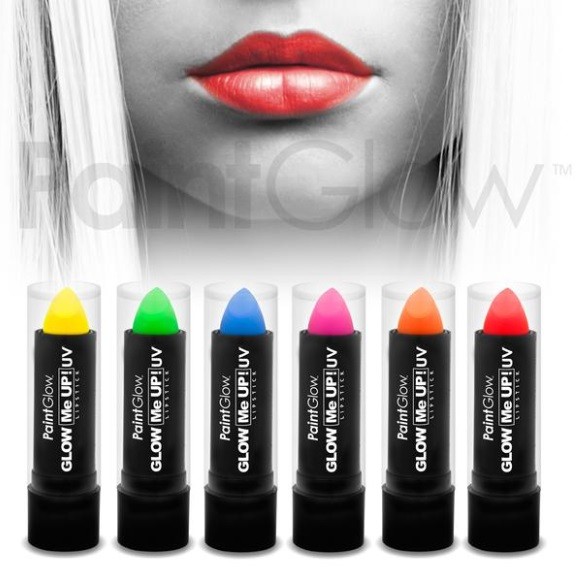 Moon Glow Pastel Neon UV Lipstick Assorted Boxset Costume Make Up main image 1