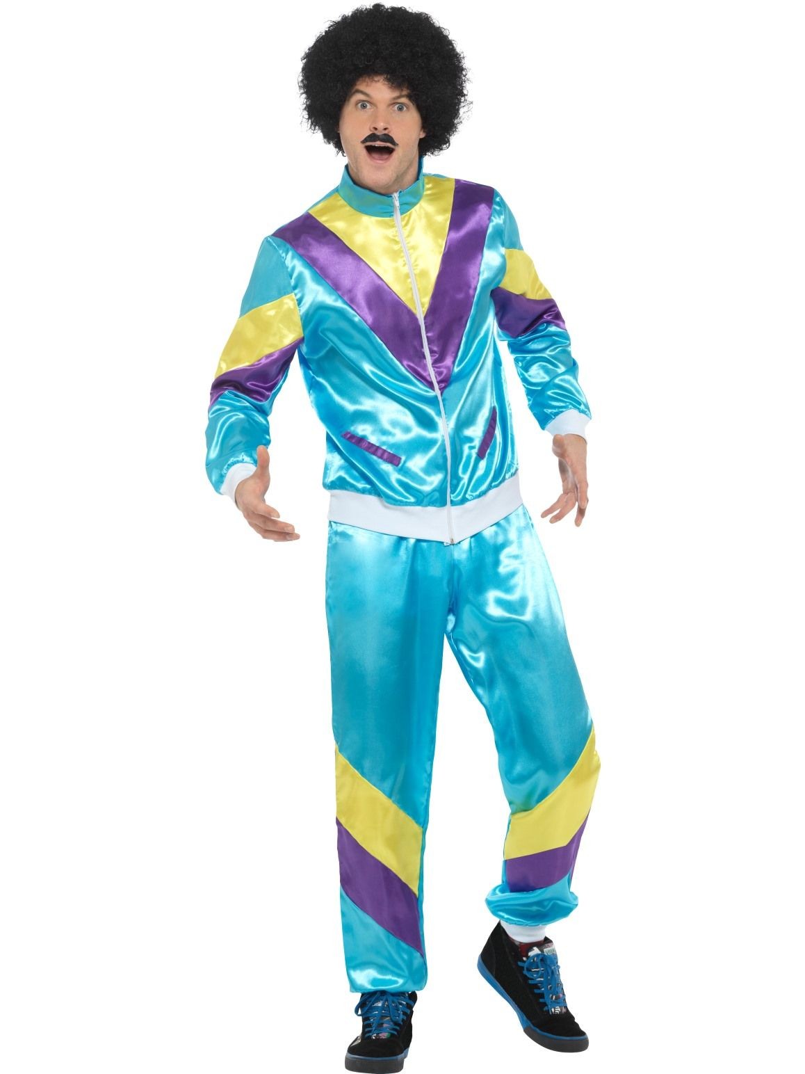 80s Height Of Fashion Mens Shell Suit - The Mad Hatter