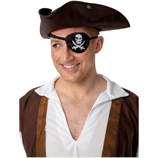 Satin Pirate Eye Patch - Image 2