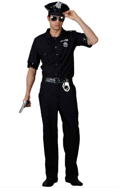 New York Cop Costume - The Mad Hatter