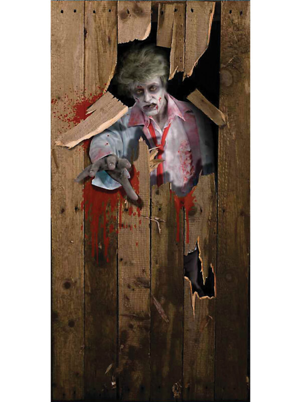 Zombie Halloween Door Cover