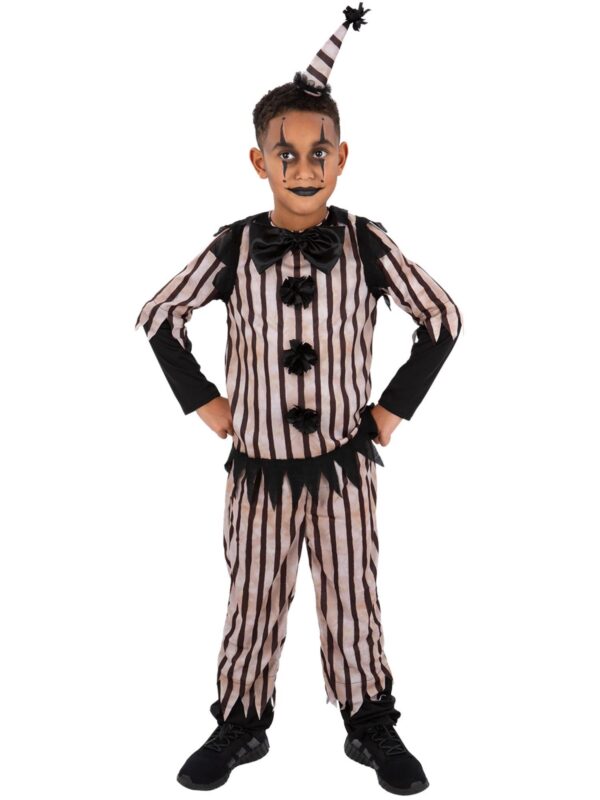 Dark Vintage Clown Boys Halloween Costume