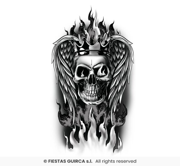 Transfer Tattoo Skull - Image 3