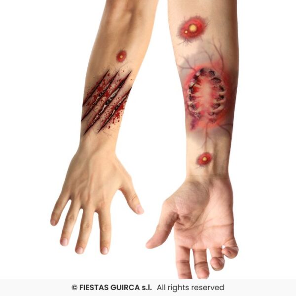 Transfer Tattoo Bite Wounds - Image 3